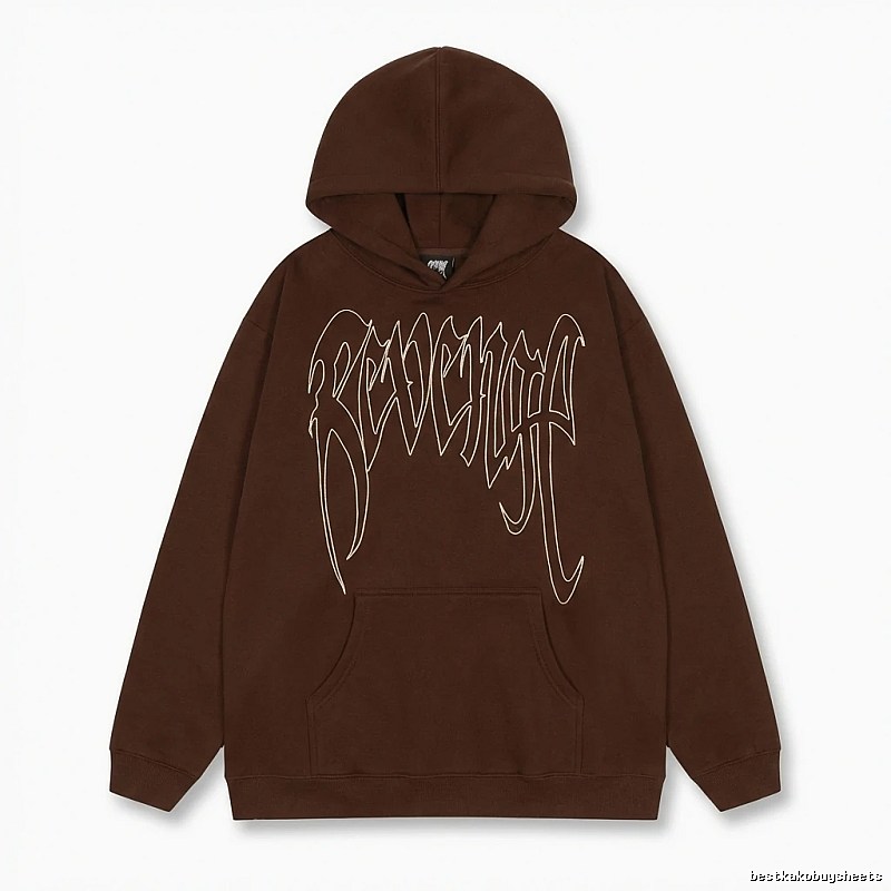 Revenge Gothic Style Dark Coffee Hoodie