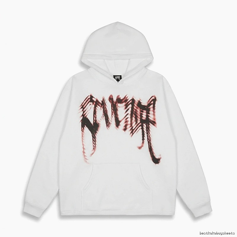 Revenge Gothic Style White Hoodie