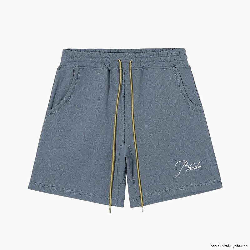 RHUDE casual style gray shorts