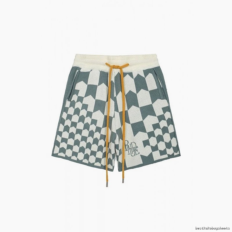 RHUDE Checkered Casual Shorts