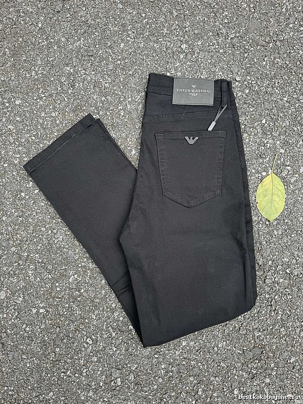 Slim Jeans with eagle pocket emblem and dark tonal wash - Emporio Armani Weekend Edit