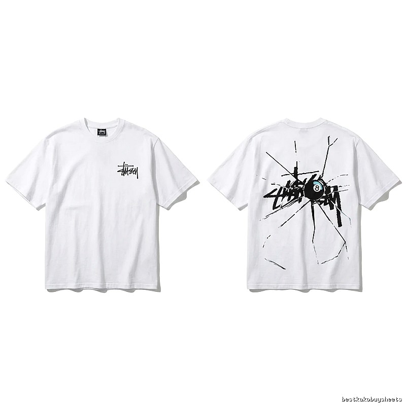 Stussy 8 Ball Style White T-shirt