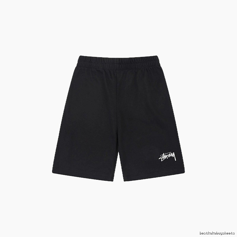 Stussy basic casual black shorts