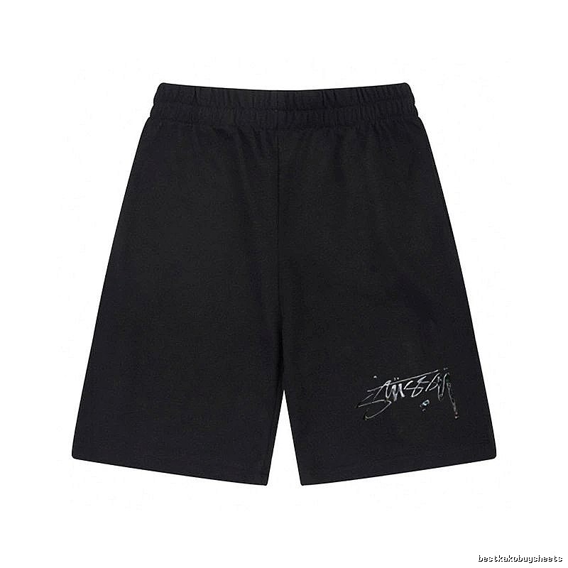 Stussy Basic Style Trendy Black Shorts