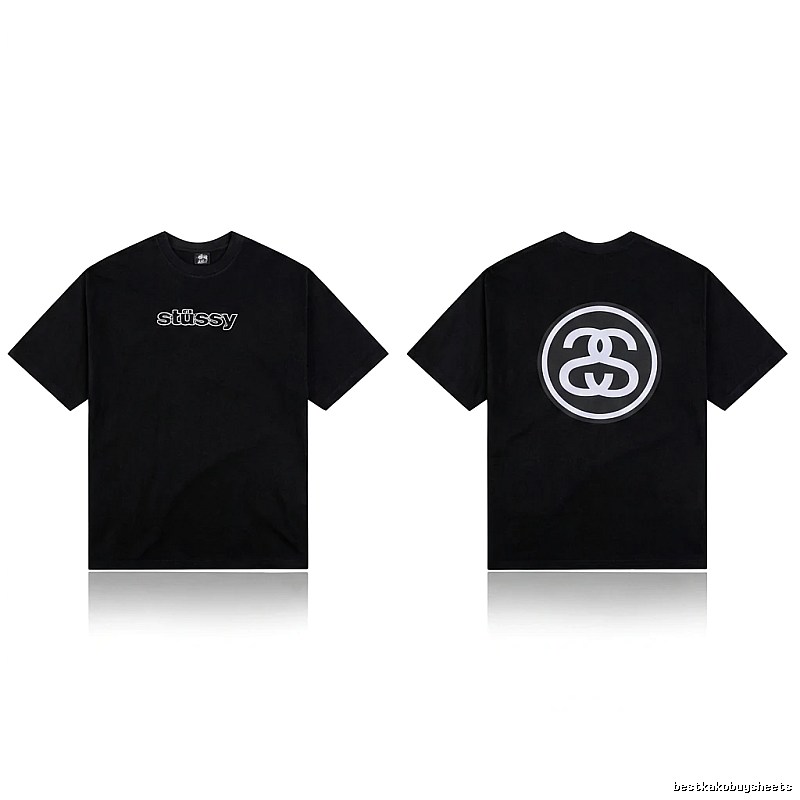 Stussy classic black T-shirt