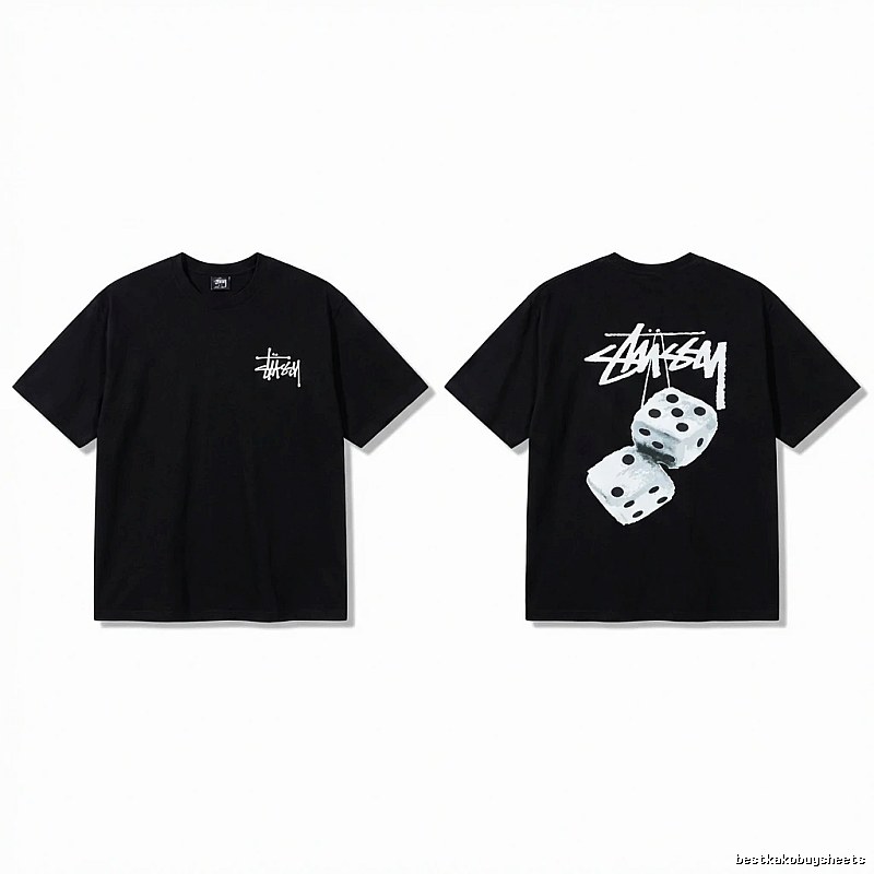 Stussy Dice Style Black T-shirt