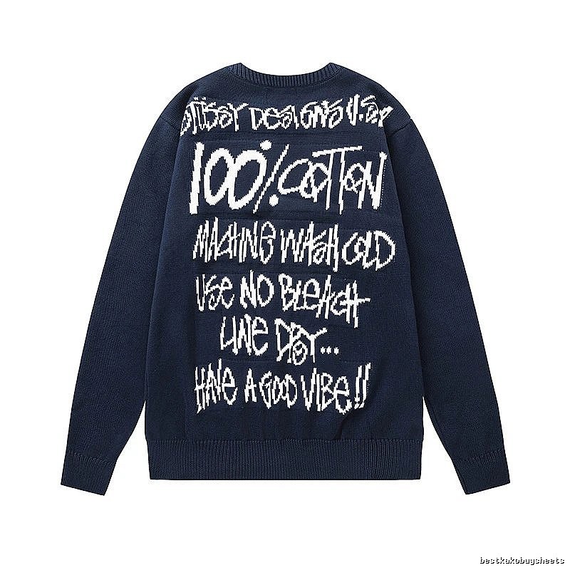 Stussy Easy-Match Layer Swirl Graphic SweatShirt Modern Fit