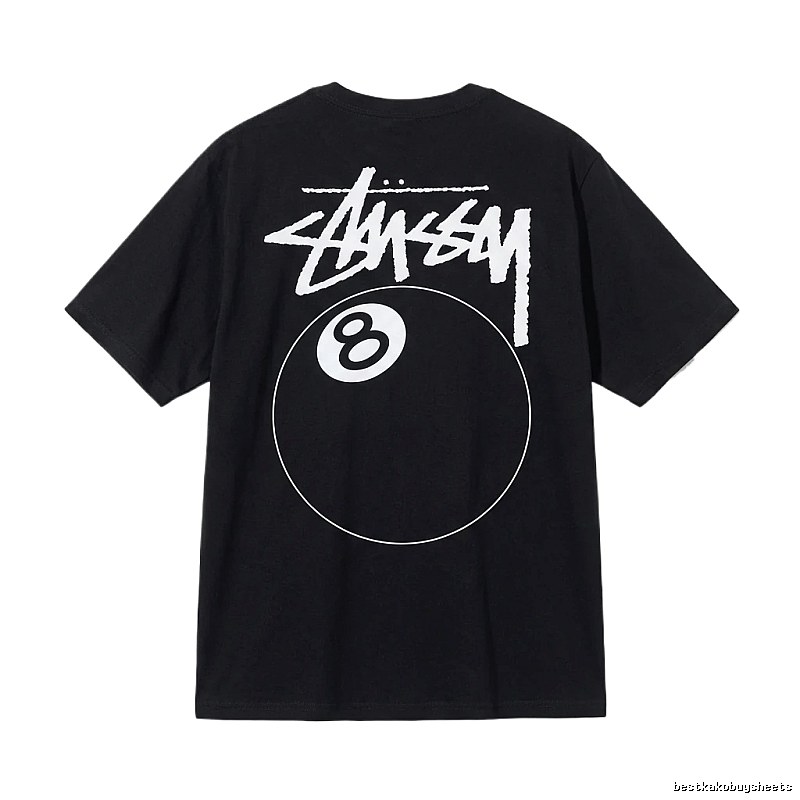 Stussy No. 8 Ball Style Black T-shirt