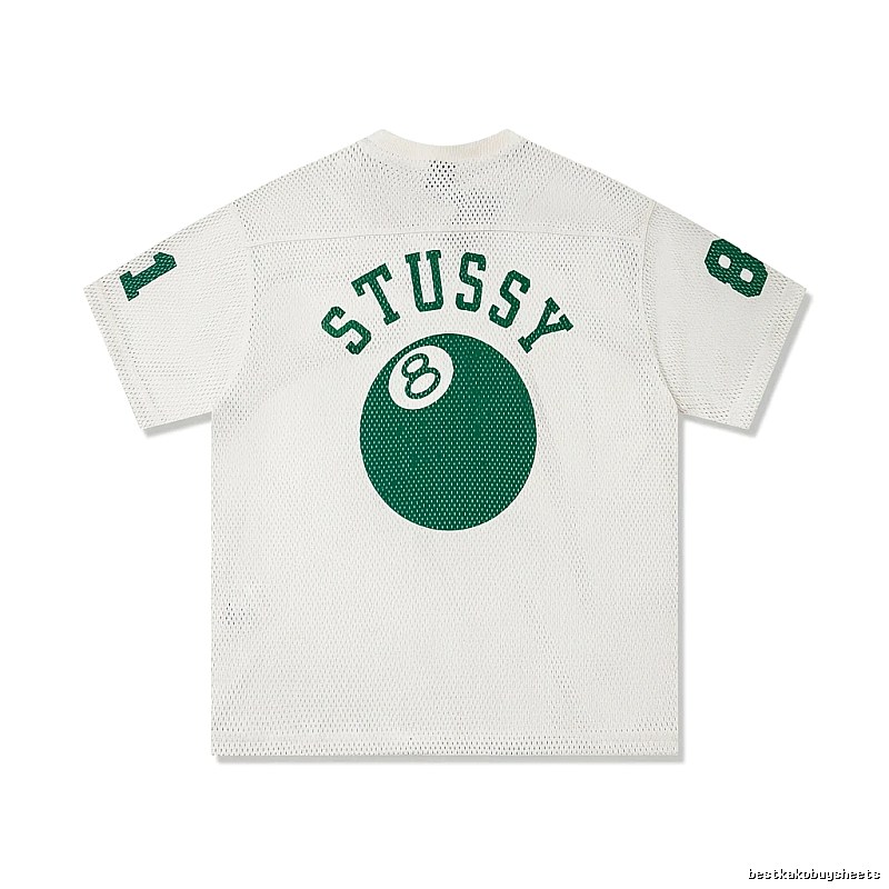 Stussy No.8 Ball White Trendy T-shirt