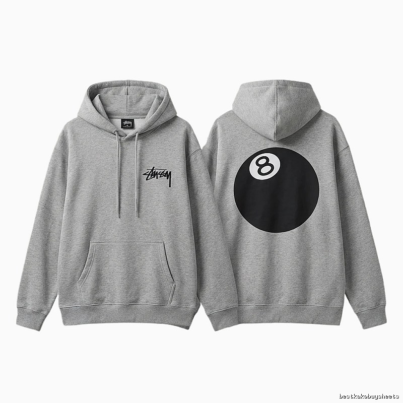 Stussy No.8 Retro Style Hoodie