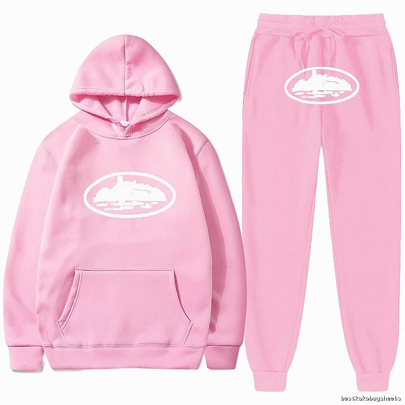 Stussy Pink Red Tracksuit Set Statement Graphic Logo