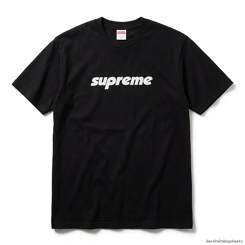 Supreme basic black T-shirt