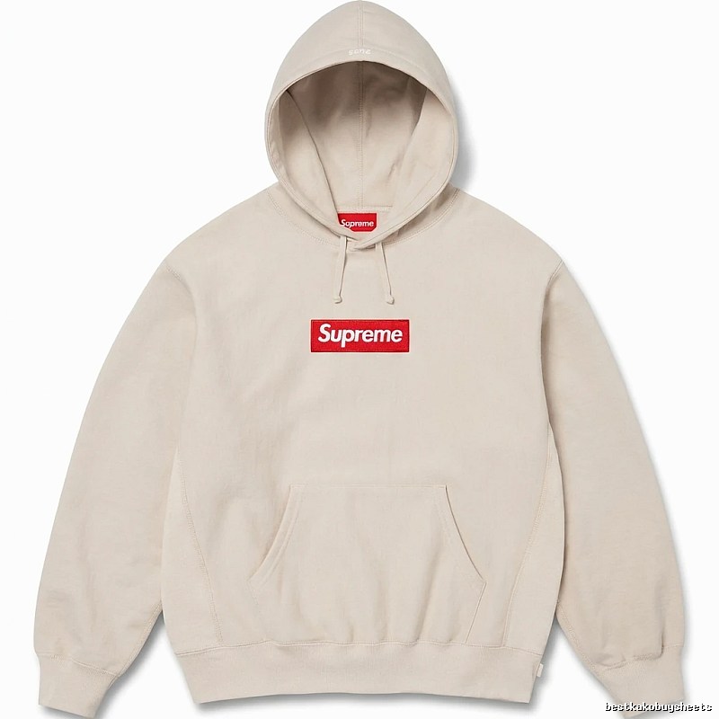 Supreme basic casual style beige hoodie