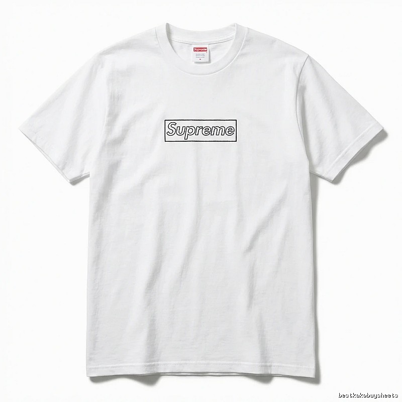 Supreme Basic Simple White T-shirt