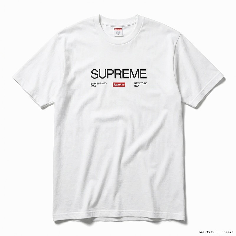 Supreme basic white T-shirt