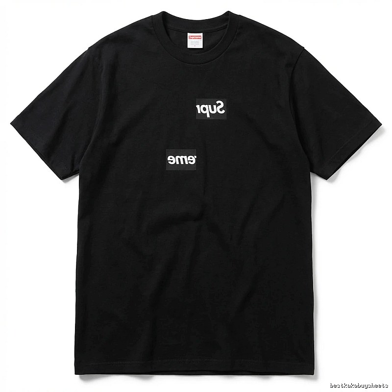 Supreme classic black T-shirt