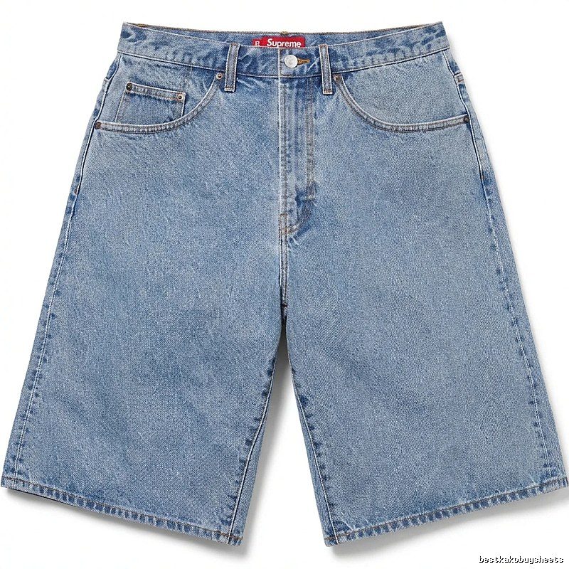 Supreme classic denim blue shorts