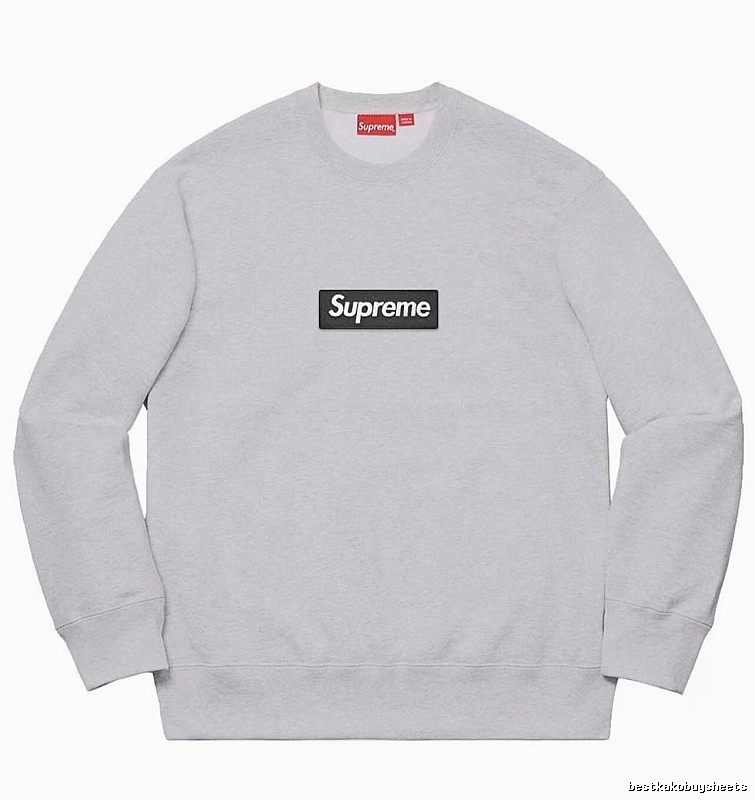 Supreme Classic Logo hoodie Gray Red Oversized with Travel-Friendly Style