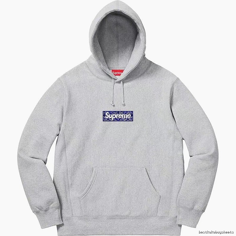 Supreme Daily Logo hoodie Gray Red Oversized for City Outfits