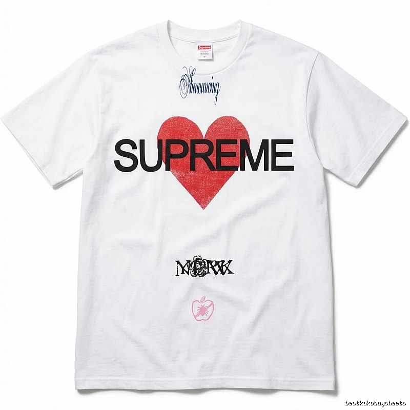 Supreme Love Trendy White T-shirt