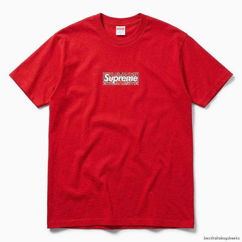 Supreme Printed Trendy Red T-shirt