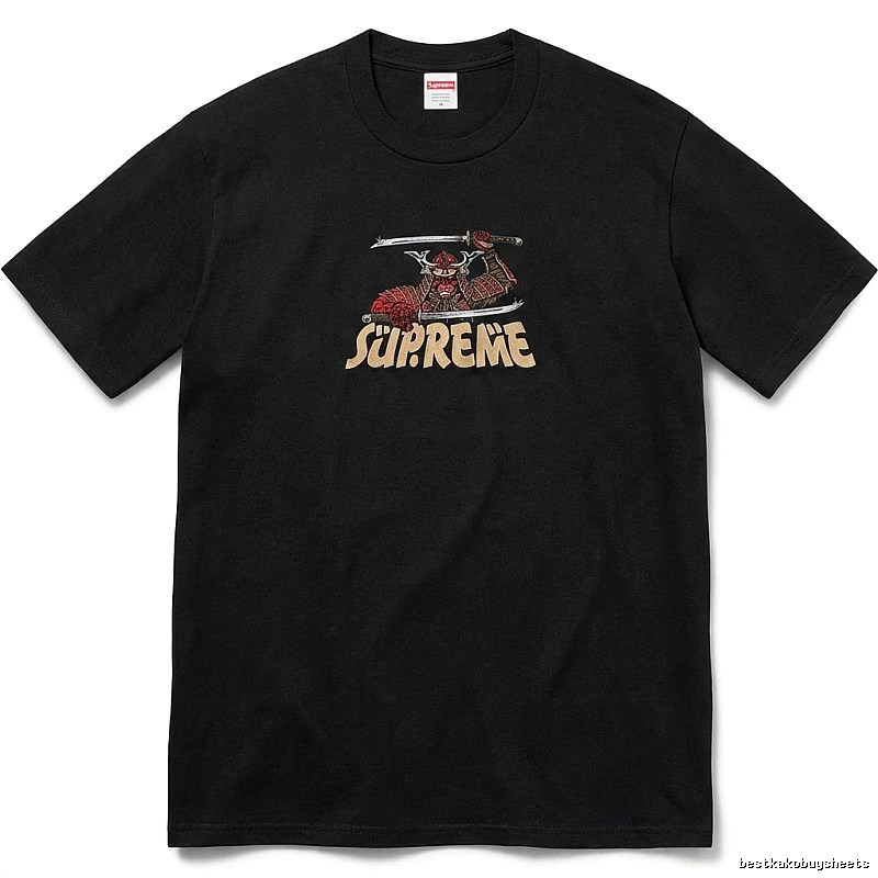 Supreme Samurai-style Black T-shirt
