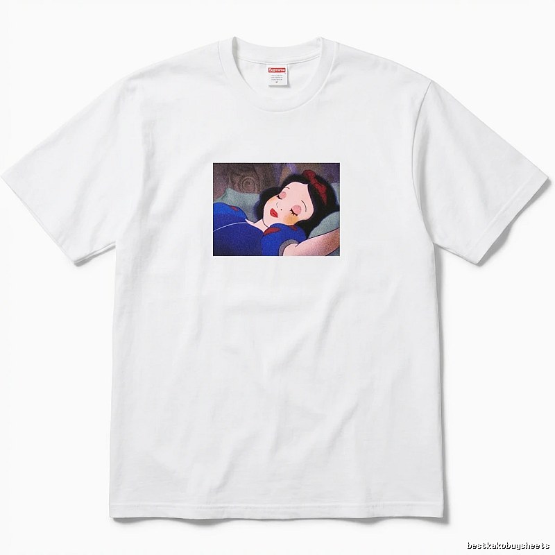 Supreme Snow White Print White T-shirt