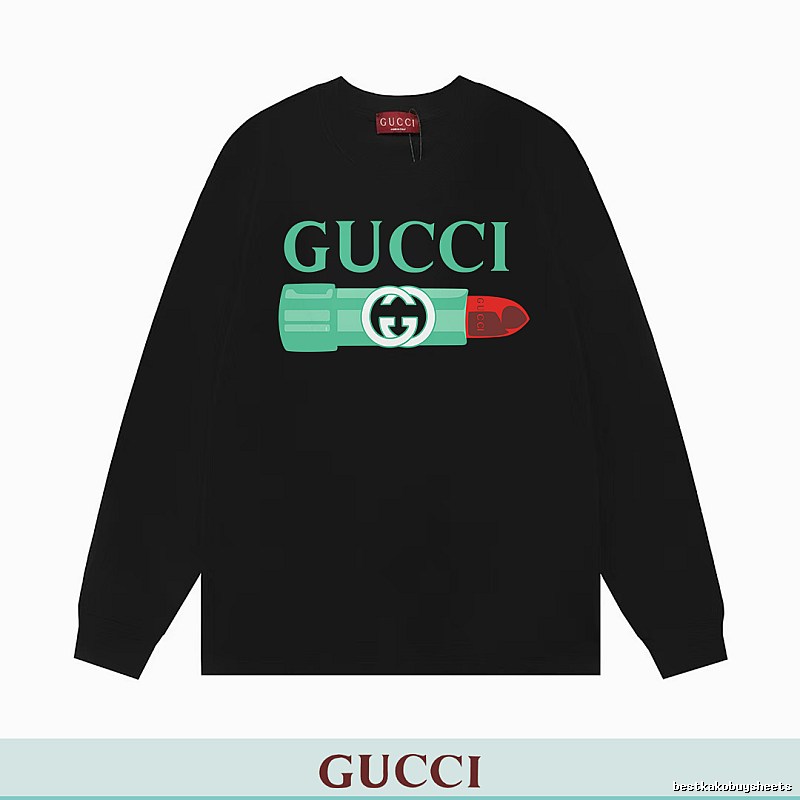 Sweatshirt by Gucci with Black Gucci Sweatshirt with Green
