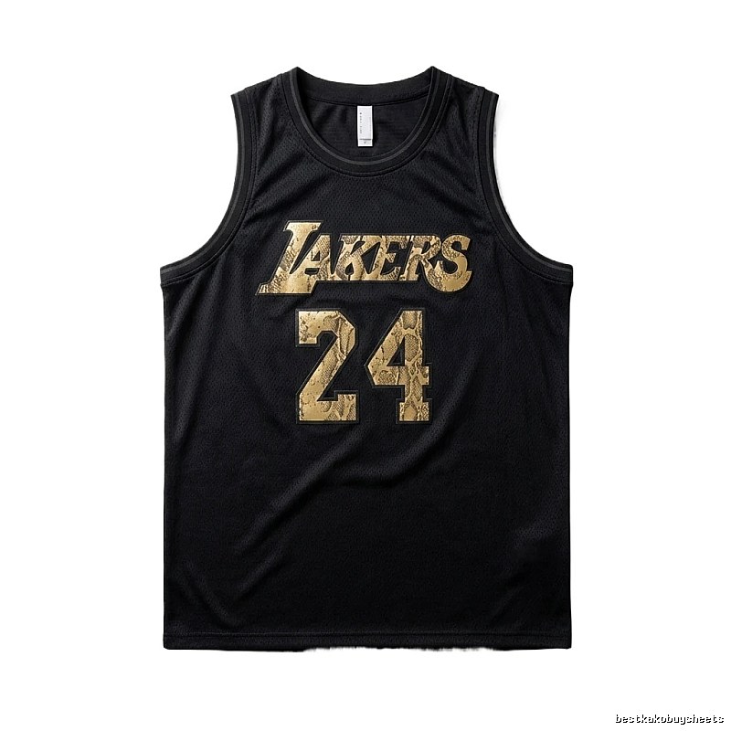 The No. 24 black vest of the Los Angeles Lakers