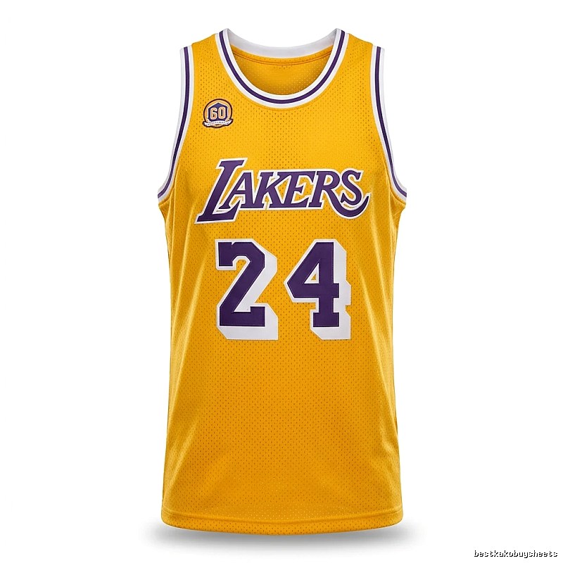 The No. 24 yellow jersey of the Los Angeles Lakers.