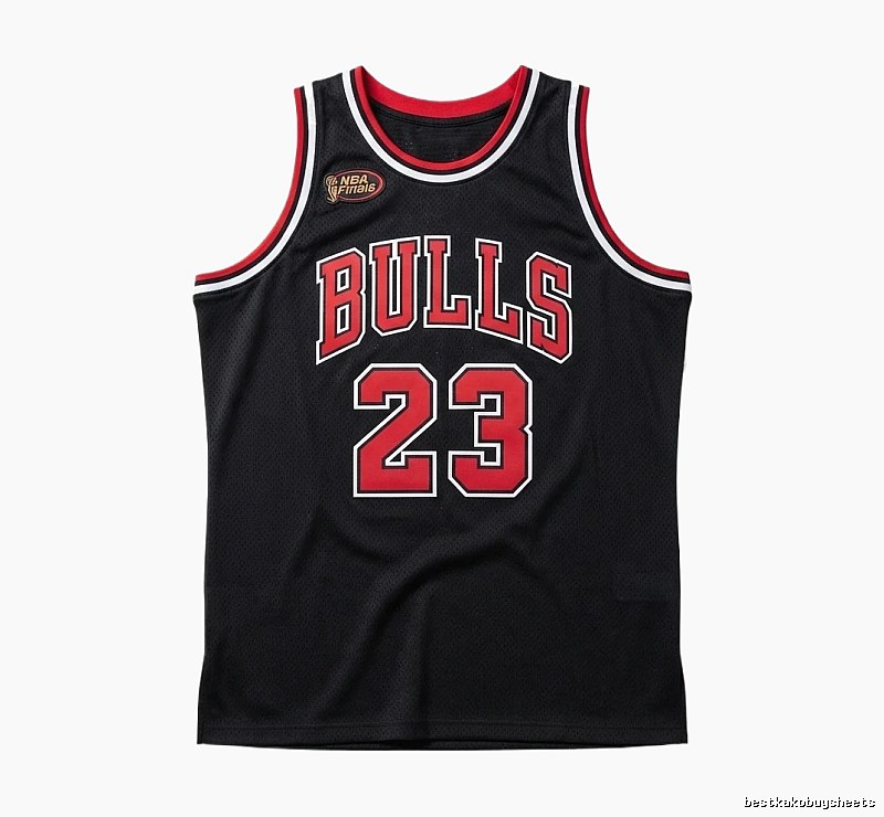The retro black jersey of the Michael Jordan