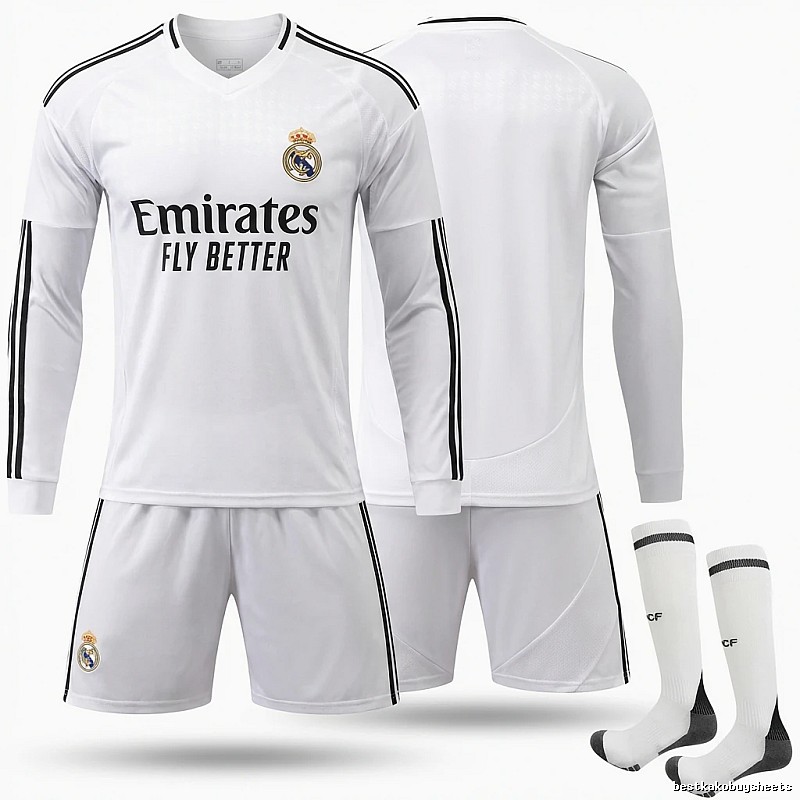 The white sporty jersey of Real Madrid.