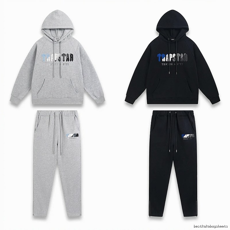 Trapstar Casual Style Grey-Black Suit