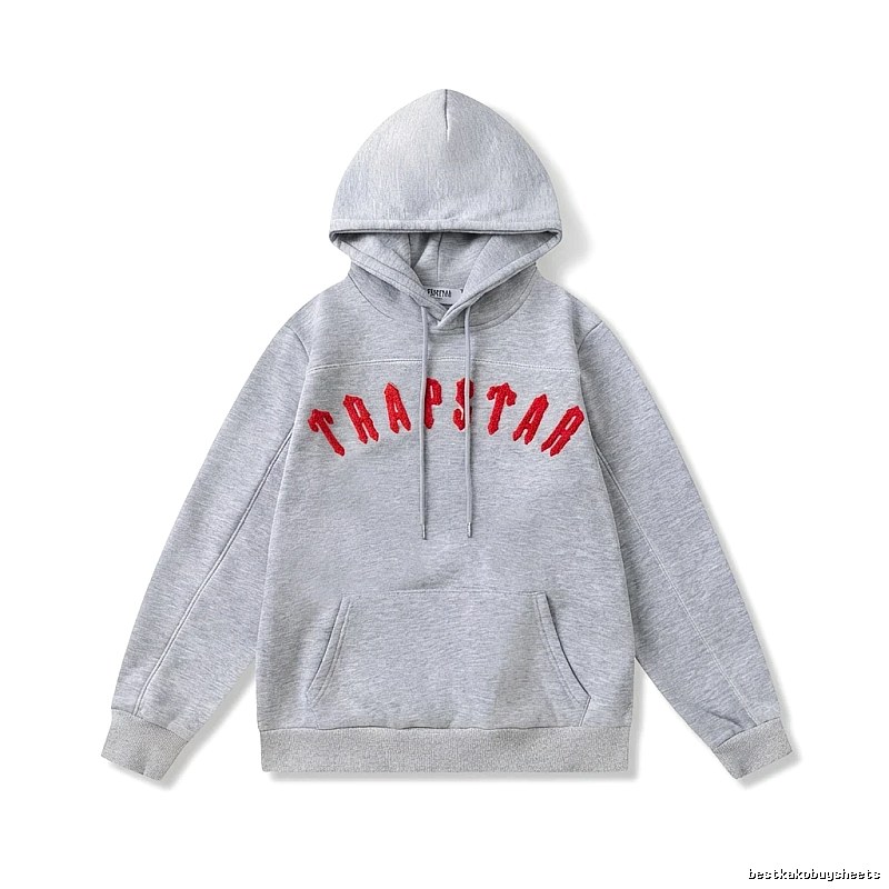 Trapstar Letter Style Grey Hoodie