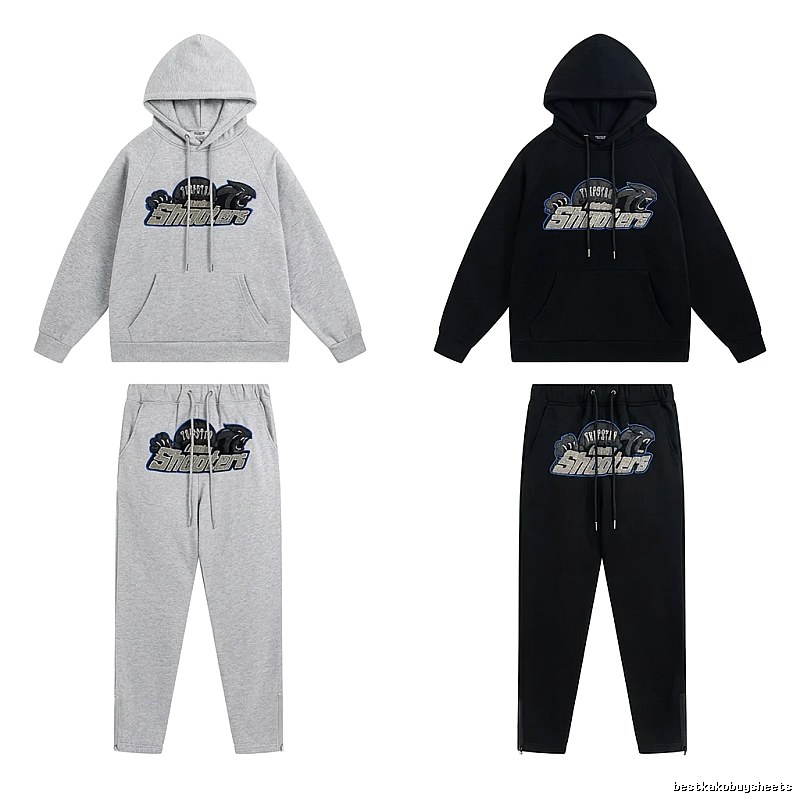 Trapstar Panther Series Casual Set (Grey/Black)