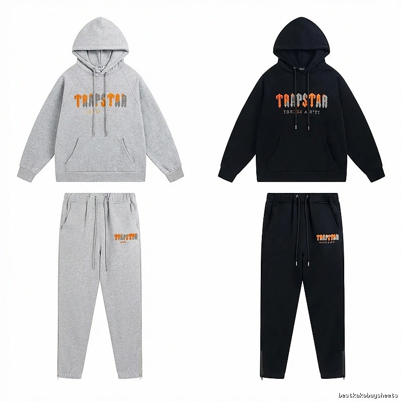 Trapstar Printed Streetwear Set (Grey/Black)
