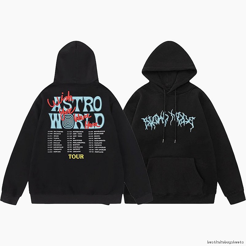 Travis Scott Classic Graphic hoodie Green Printed Graphics with Travel-Friendly Style