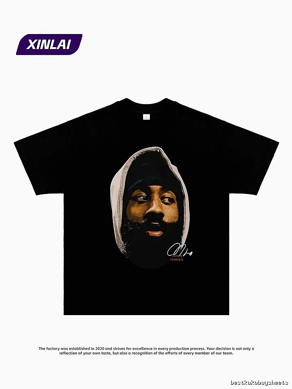 Tupac Patterned Portrait graphic T-shirt Black Tupac Collage with Signature Styling