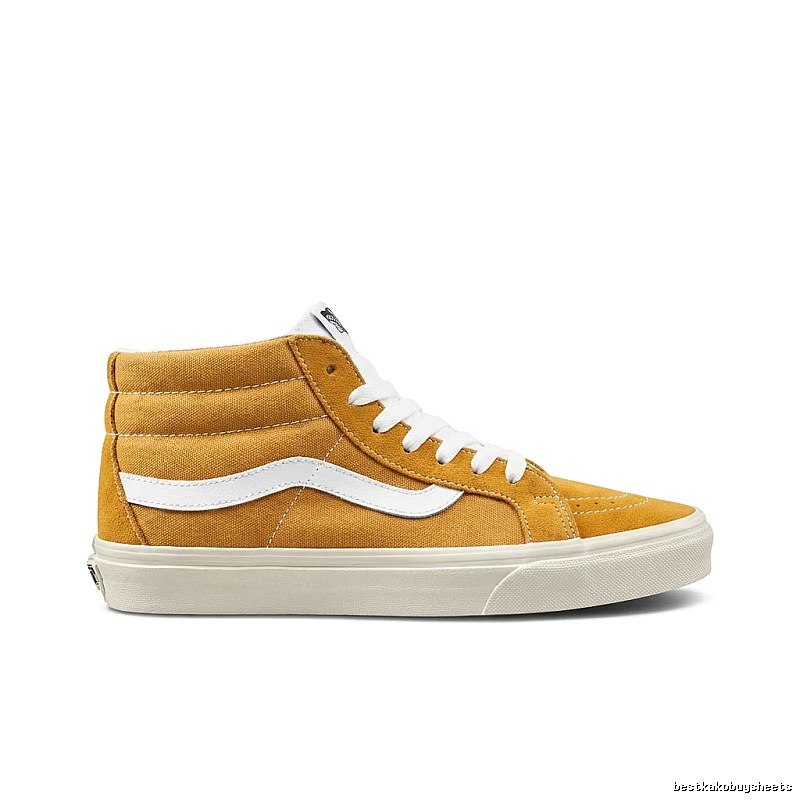 Vans Classic High-Top Brown and White Shoes