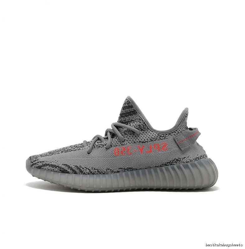 Yeezy 350 Grey-Black Trendy Sports Shoes