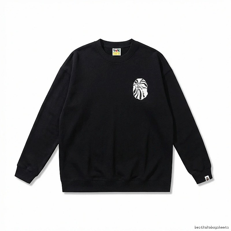 Bape Ape Head Casual Black Sweatshirt