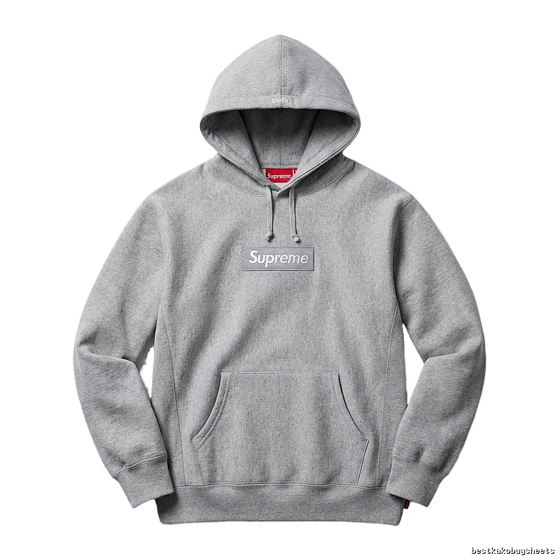 Supreme basic grey hoodie